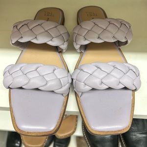 Purple sandals